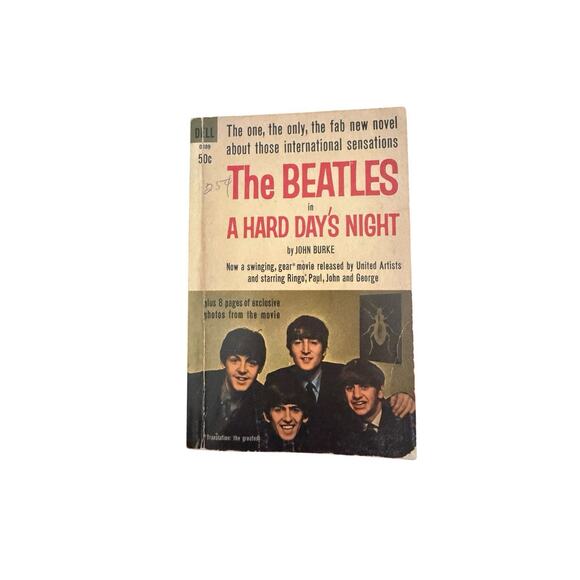 The Beatles A Hard Days Night Paperback Book 1964. 3rd Printing Oct 1964. - Picture 1 of 5